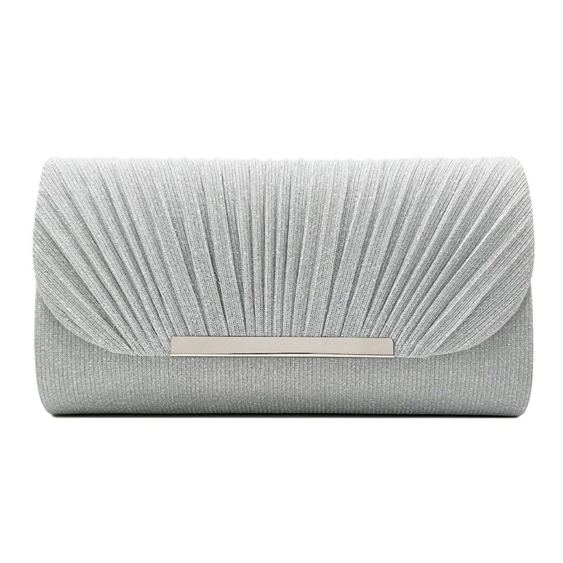 Damen Hardware Edge Party Pattern Feine rosa Clutch