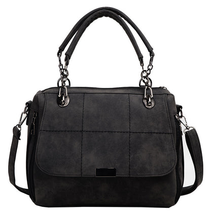 Matte Damen-Umhängetaschen, große Kapazität, Matcha-Grün, PU-Leder, Boston-Tasche für Reisehandtaschen