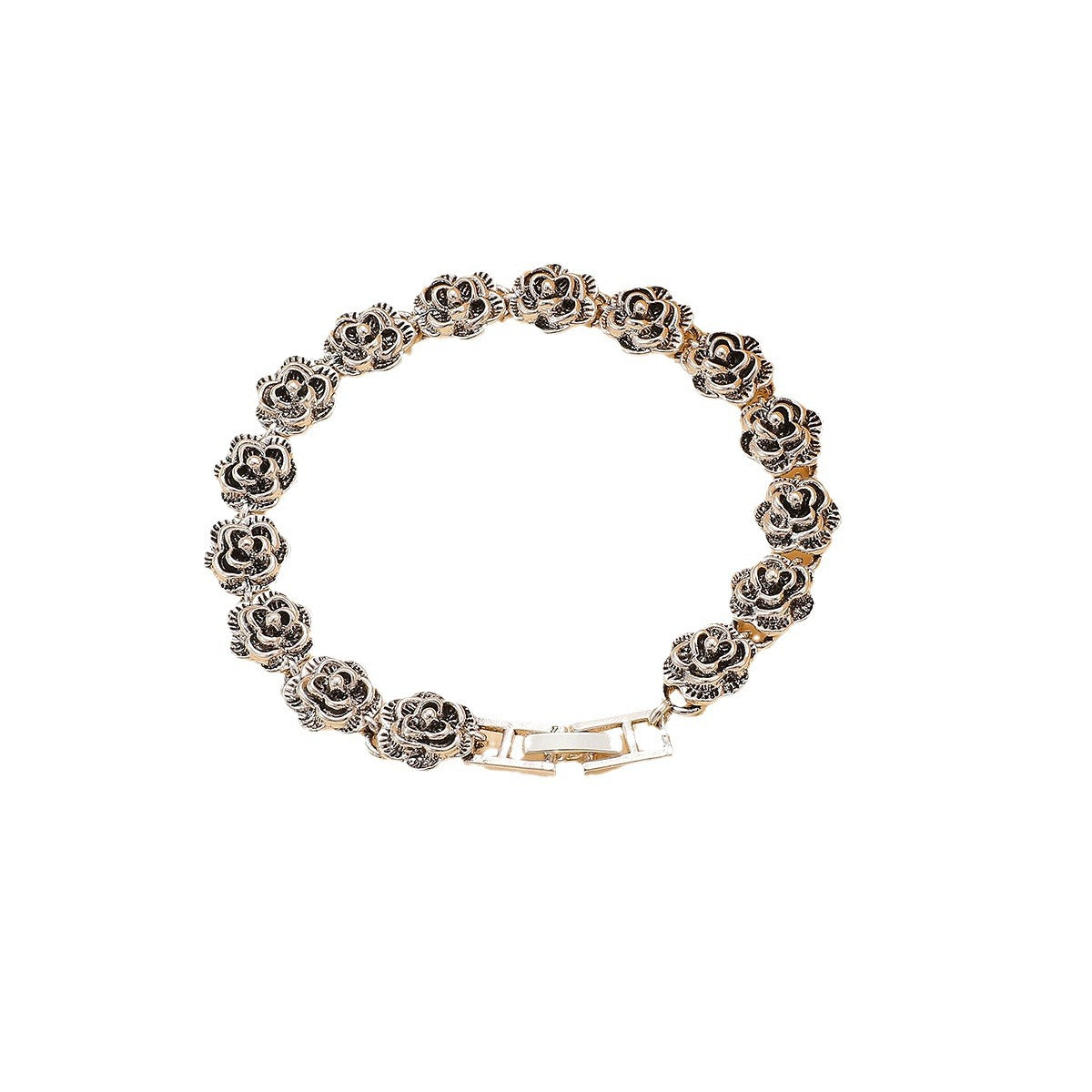 Europäische und amerikanische Mode Retro Camellia One Armband Rose Schmuck
