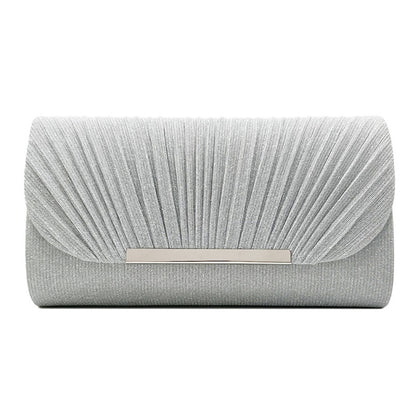Damen Hardware Edge Party Pattern Feine rosa Clutch